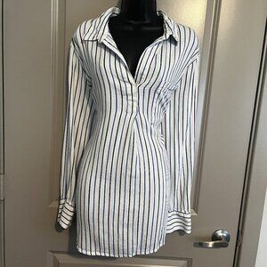 Women's Stripe Blouse XXL